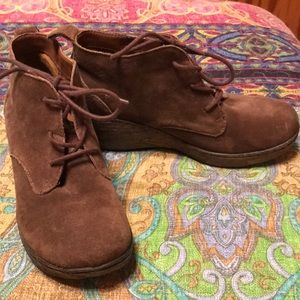 BOC, Brown suede ankle boots,